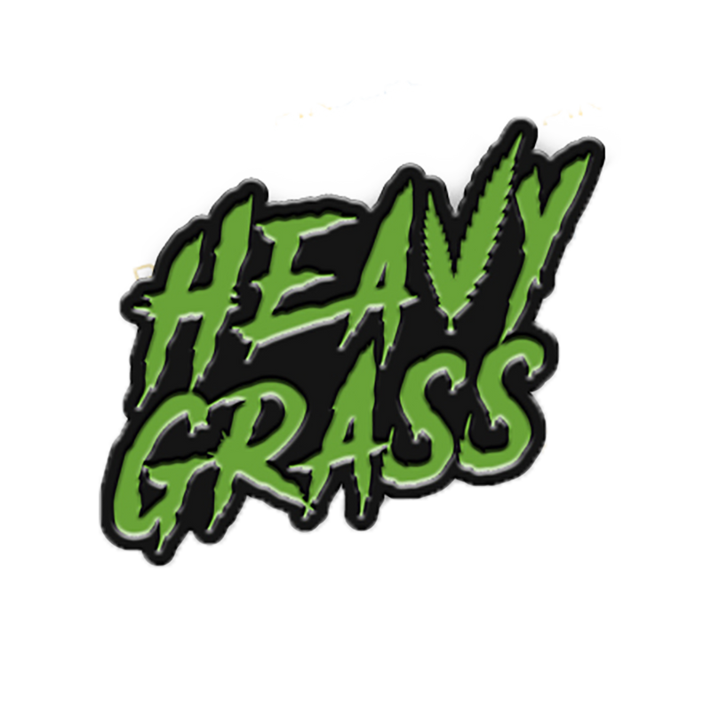 Heavy Grass "Logo" Metal Lapel Pin
